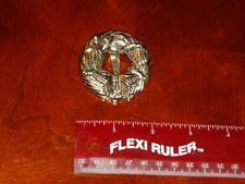 Vintage Signed John Hardy Silver Tone BUTTERFLY Tie Clip Scarf Hair Fur Brooch
