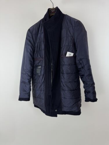 SCHNEIDERS Wool Coat Zipper Sport Peacoat Coat Mens Size 52 - Picture 9 of 16