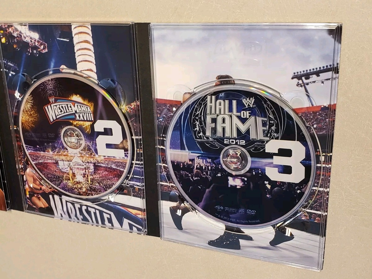 WWE Wrestlemania XXVIII 28 (DVD, 2012, 3 Disc Set) With Original