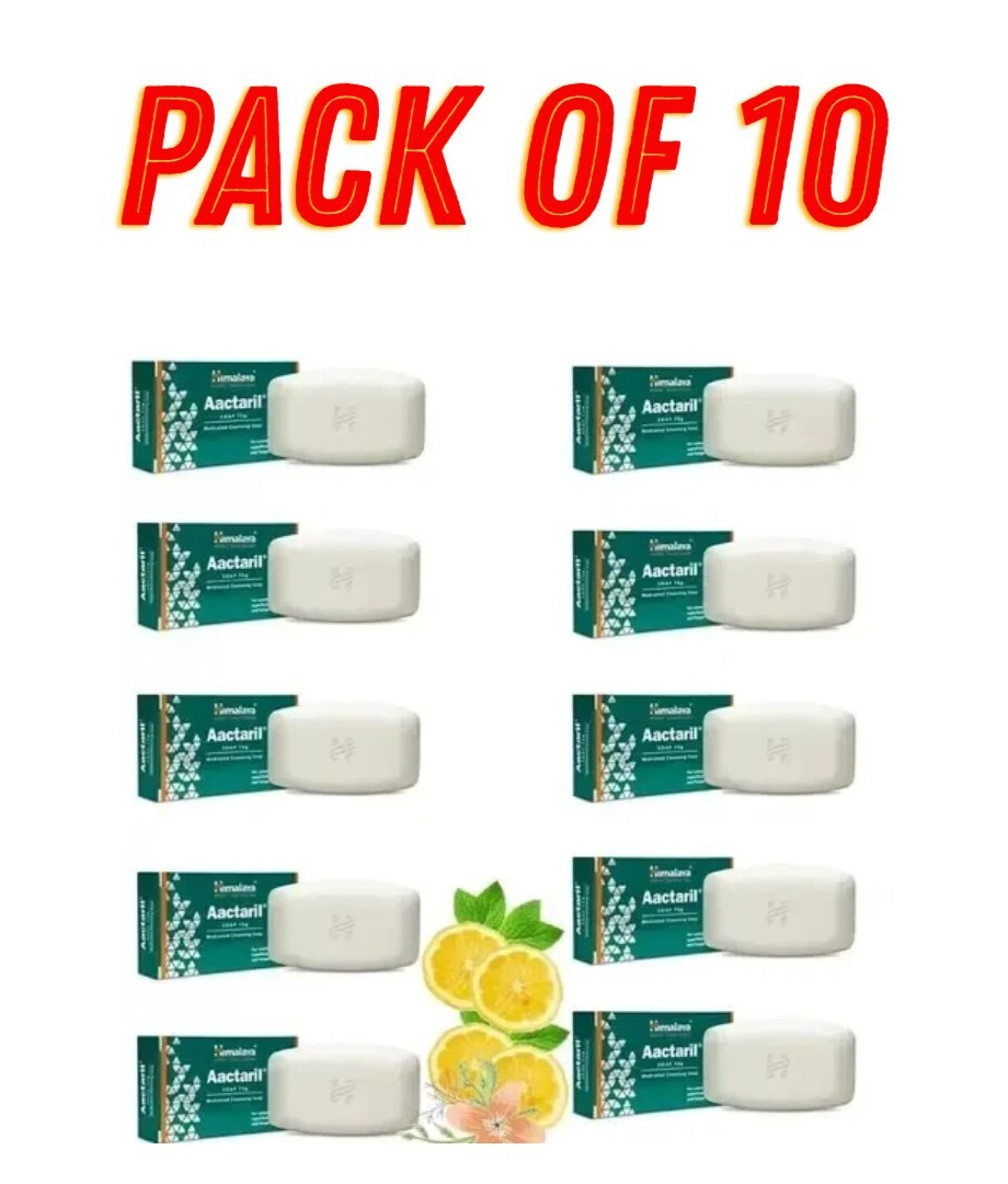 Himalaya Kräuter AACTARIL SEIFE gegen Hautpilzinfektion 10 x 75 g KOSTENLOSER...