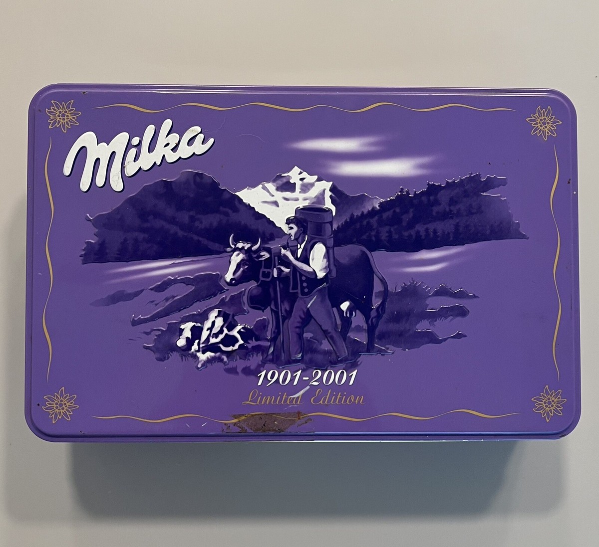 100 Jahre Milka Nostalgiedose Tin Box 1901-2001 Limited Edition