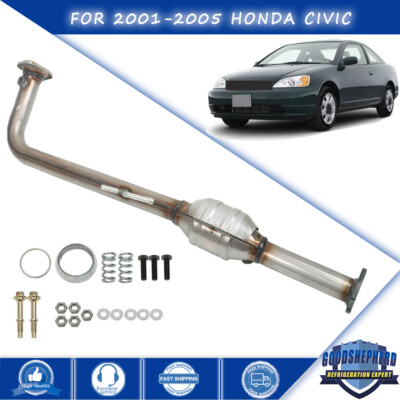 #ad For 2001 2002 2003 2004 2005 Honda Civic EX GX 1.7L Catalytic Converter w Bolts $48.57