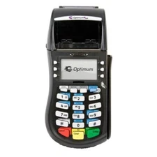 Tampered Hypercom Optimum M4230 WIRELESS SMART CARD CHIP SLOT