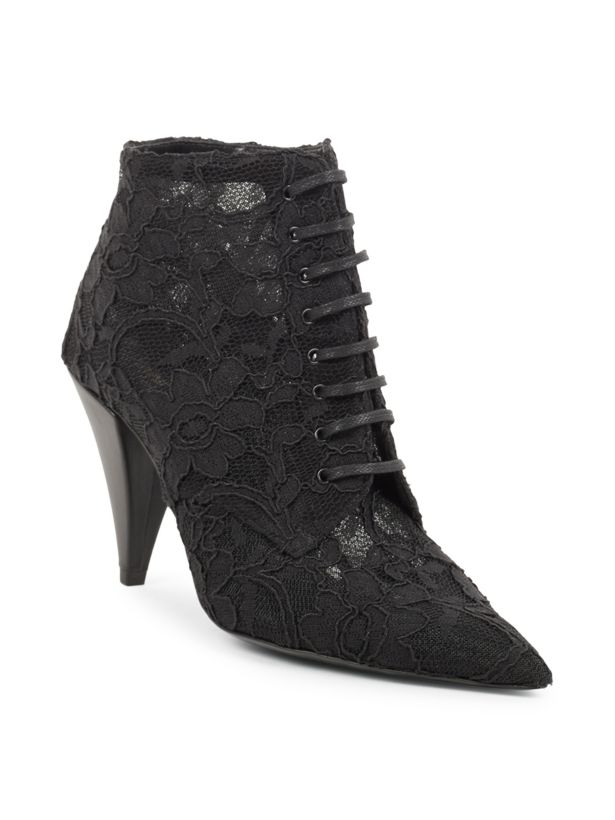 Stivaletti in pizzo epoca Saint Laurent taglia 38 5 prezzo al pubblico: $ 1.295 00