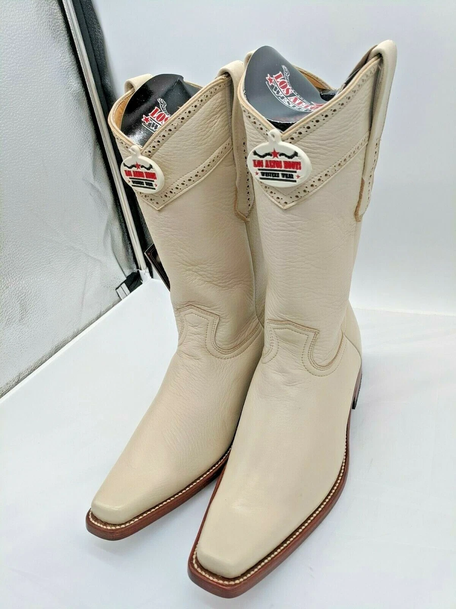 Men's elk 2025 skin cowboy boots