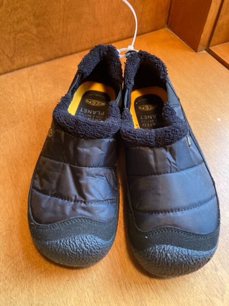 Sneakers slip on isolate Keen Hower II resistenti all'acqua nere taglia US 3 NUOVE