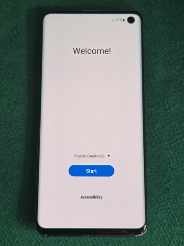 Samsung Galaxy S10 SM-G973F 128GB Prism Black unlocked mobile phone w/3.5mm jack - Zdjęcie 3 z 10