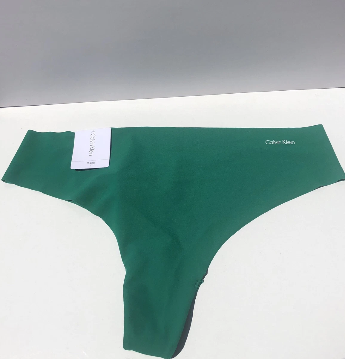 Green calvin top klein thong