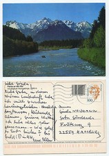27449 - Lot on the Iller - Allg�u High Mountains - Postcard, used 