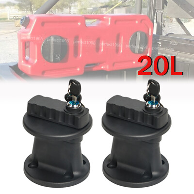 20 L/5.28 Gas Gallon Gasoline Pack Gas Container Fuel Can + Oil Mounting Lock For