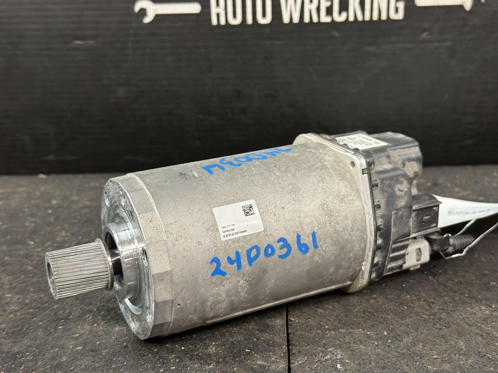2022 MASERATI QUATTROPORT STEERING RACK PINION ELECTRIC ASSIST MOTOR 7806277500