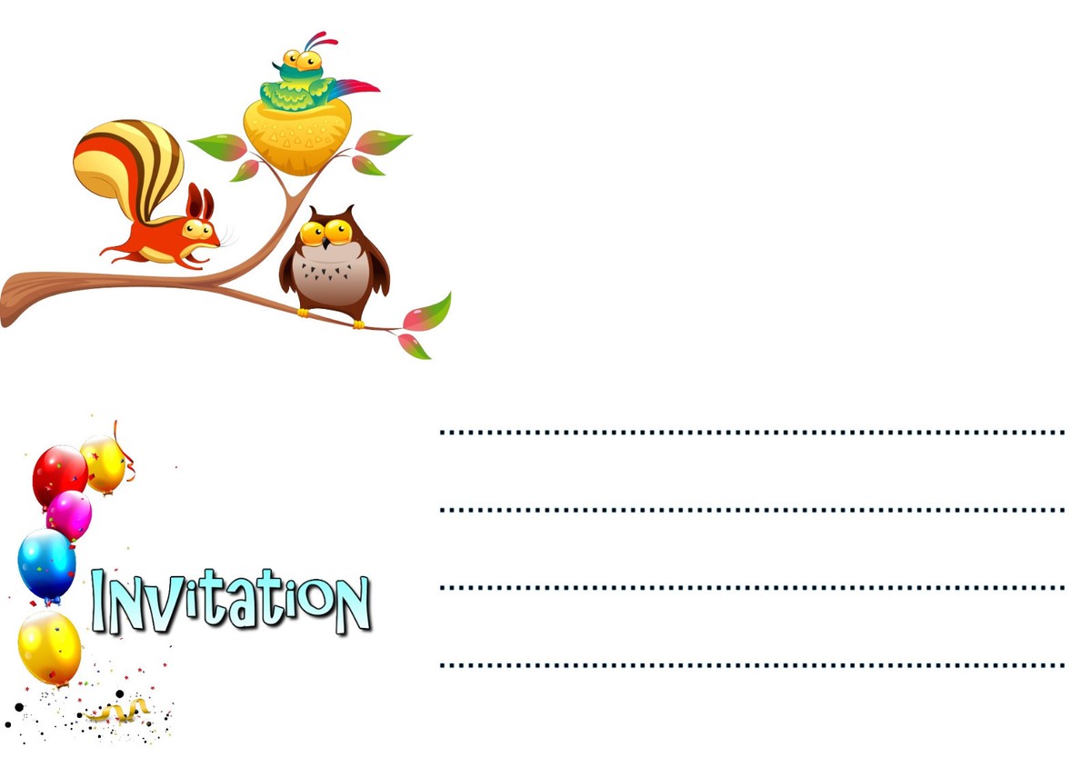 Carte Invitation Anniversaire Gratuite à Imprimer Cartes