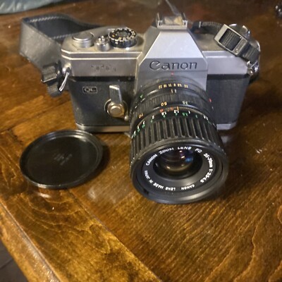 Vintage Canon TL QL 35mm Film Camera with Lens Untested