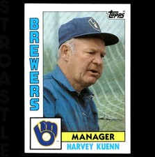 1984 Topps - Harvey Kuenn #321 Milwaukee Brewers ⚾ Baseball Card