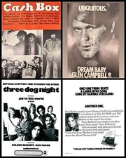 IKE & TINA TURNER Cash Box March 13 1971 BARBARA STREISAND GLEN CAMPBELL ALLMAN
