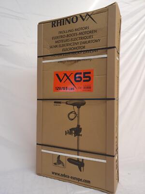 ZEBCO RHINO R-VX 65 SUPER SPORT Elektrobootsmotor 12 Volt MODELL 2024, NEU !