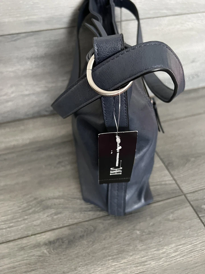 Bolso Hobo Bolsillo Carga INC International Concepts Azul Marino B000268 Foto 3 de 4