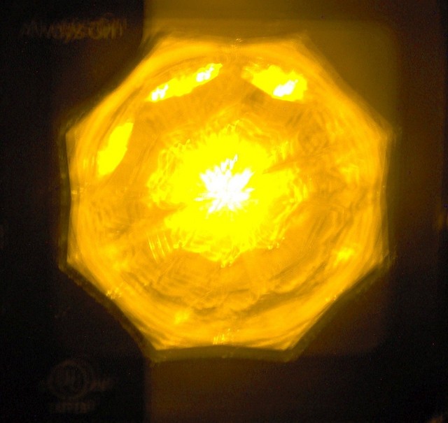 JEWEL Night Light Amber Orange Warm Glow LED Always on Plug in Wall AC