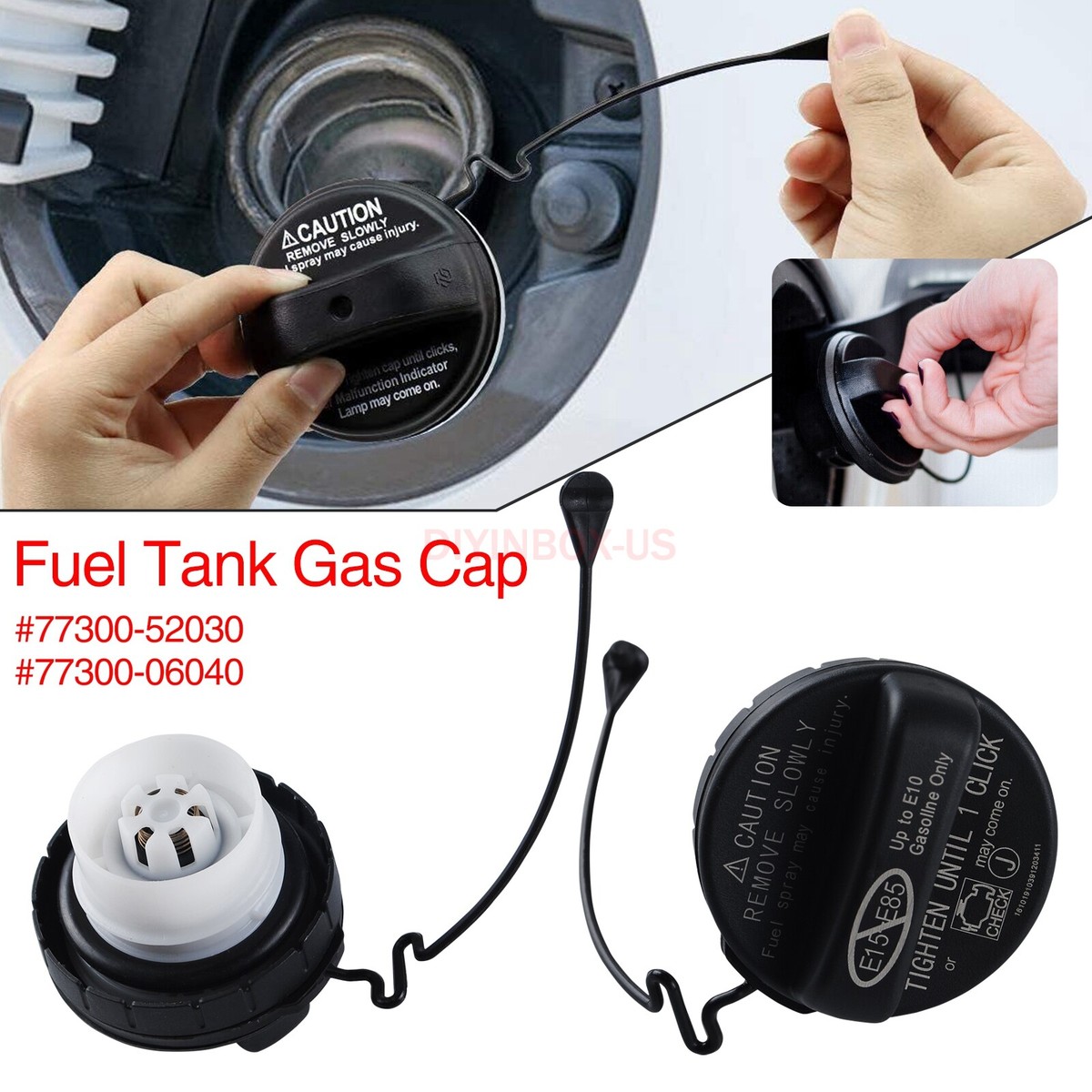 2004 Toyota 4Runner Gas Cap Fuel Tank Gas Cap Lid Tether Threaded Style  77300-06040 For TOYOTA Camry Corolla Generic Tapas De Rines Toyota