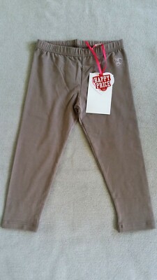 Chicco, Leggings, Sommerhose, hellbraun, Herz-Print, Gr. 92, Neu