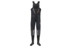 DAIWA D-Vec Waders flex, schwarz-orange, Wathose