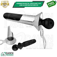 Pennington Rectal Speculum 3 3/8" Long W/Obturator OB/Gyn Surgical Instruments