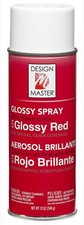 Design Master Glossy Spray Paint Glossy Red