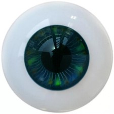 wamami 12-16mm Blue/Green Pattern Glass Eyes Eyeball BJD Doll Dollfie Reborn
