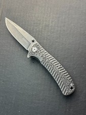 Cuchillo plegable Kershaw 1301BW Starter Blackwash Assist Open Flipper carpeta de bolsillo
