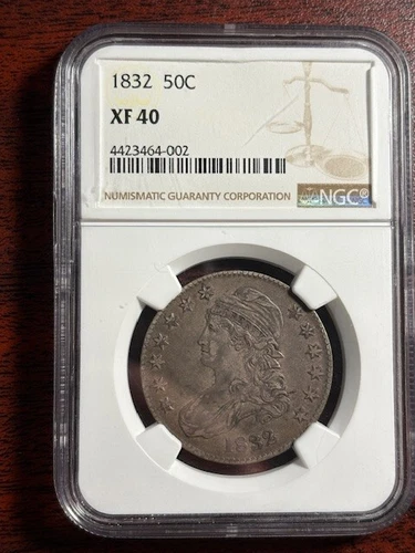 1832 Capped Bust Half Dollar NGC XF-40