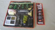 Lot of Halloween Makeup, Living Nightmare, Glow in Dark Kit Horror Flesh Tube