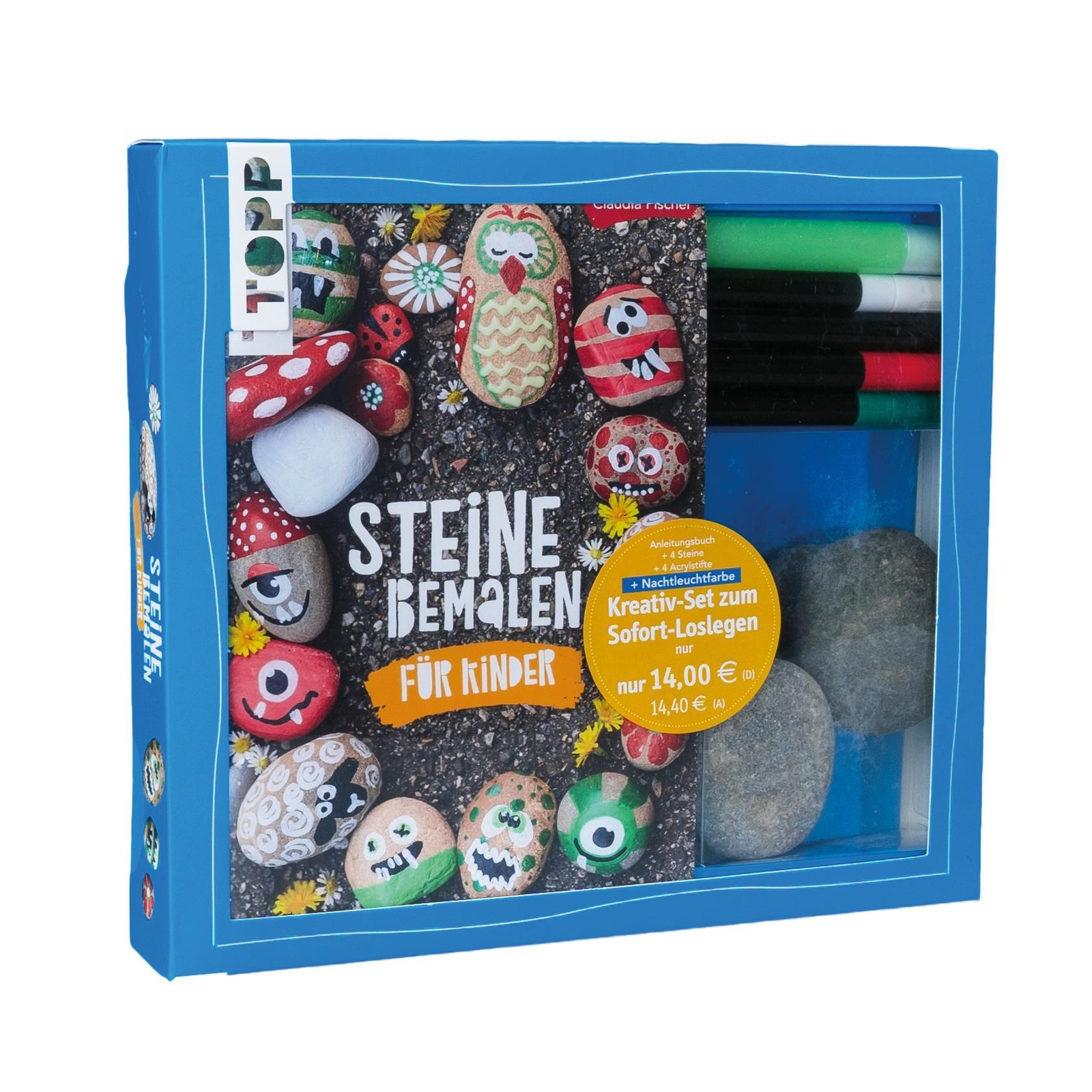 Thumbnail - Claudia Fischer Kreativ-set Steine Bemalen Für Kinder (buch ...