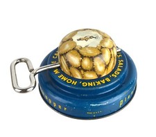 Planters Peanuts Tin Nut Chopper Grinder Metal Push-on Can Lid Mr. Peanut