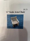 1/2" 1:24 Arm Chair Wood for dollhouse New Vintage SDK Miniatures — photo 2