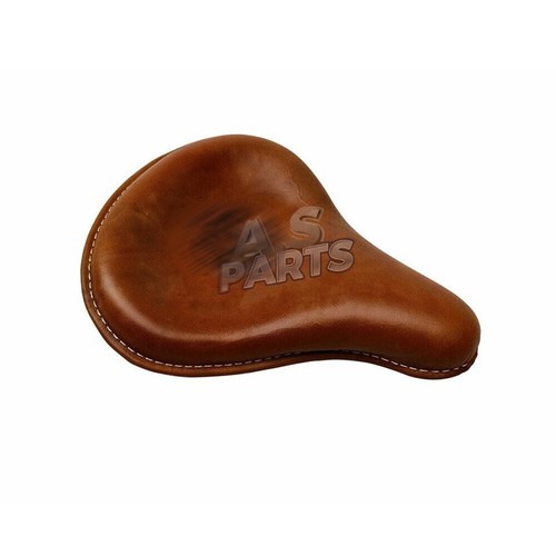 Front & Rear Leather Seat Brown Tan Fit For Royal Enfield Classic 500cc 350cc - Foto 4 di 8