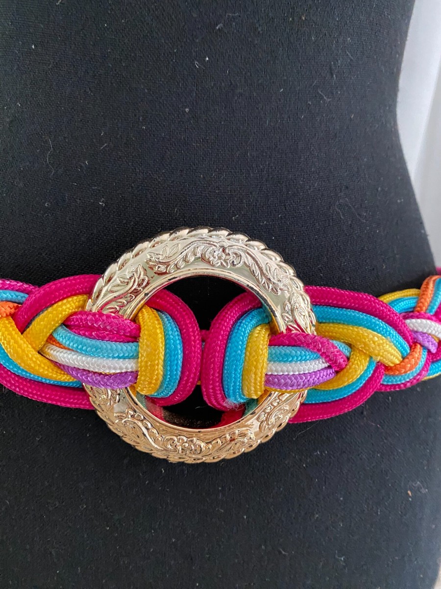 Vintage Womans LL Mied Metal Medallion Belt Mixed Metal Belt - Etsy main image 4