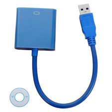 USB TO VGA Adapter Portable Cable Display Monitor