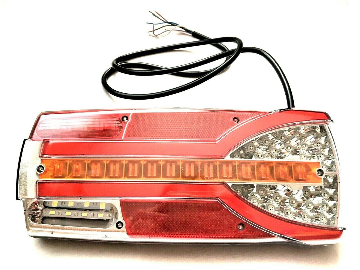 Rückleuchten Rund LED Dynamischer Blinker Für Wohnmobile & Anhänger – 12V/ 24V Blinklicht Als Rücklicht | H2249 Komfort Blinker