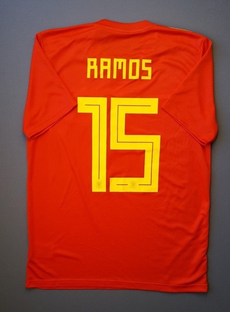 sergio ramos spain jersey