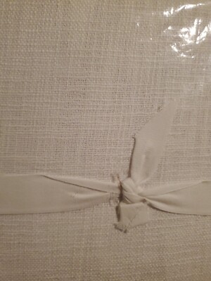 1 Pottery Barn Seaton Textured Drape Panel White 100x84'' 1003572