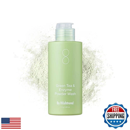 By Wishtrend Green Tea and Enzyme Powder Wash, 3.88 oz (110 g)