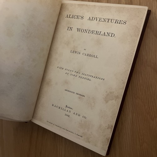 Alice’s Adventures In Wonderland Illustrated John Tenniel Lewis Carroll 1882 - Picture 13 of 23