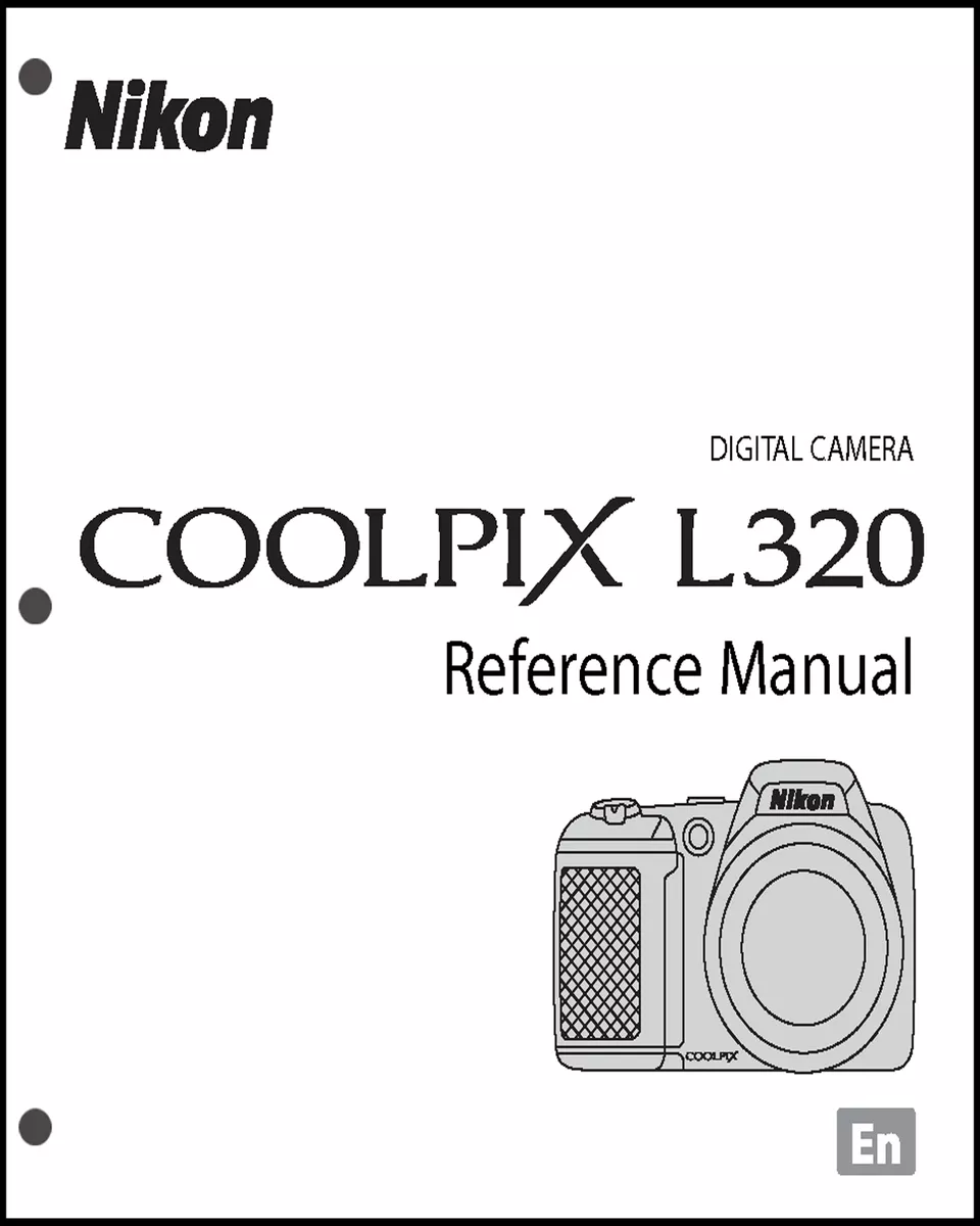 Nikon CoolPix L320 Digital Camera User Guide Instruction Manual | eBay