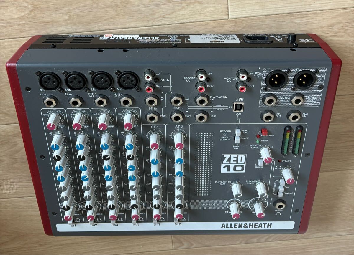 Allen & Heath ZED-10 Multipurpose Mixer for Live Sound & Recording