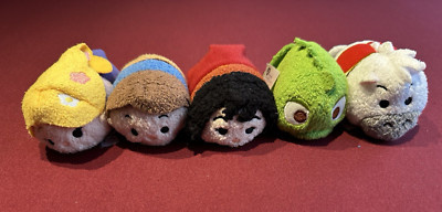 Disney Tangled Tsum Tsum Set Of 5 Rapunzel Gothel Maximus Pascal Flynn