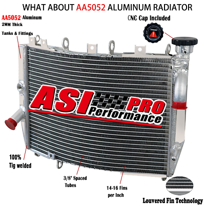 Replacement Aluminum Radiator For 1998-2003 Kawasaki Ninja ZX-9 ZX