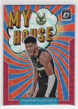 2021-2022 Panini Donruss Optic My House Red Wave Giannis Antetokounmpo #4