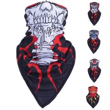 Skull Face Mask Bandanas Neck Scarf Headwear Halloween Magic Scarf for Men Women