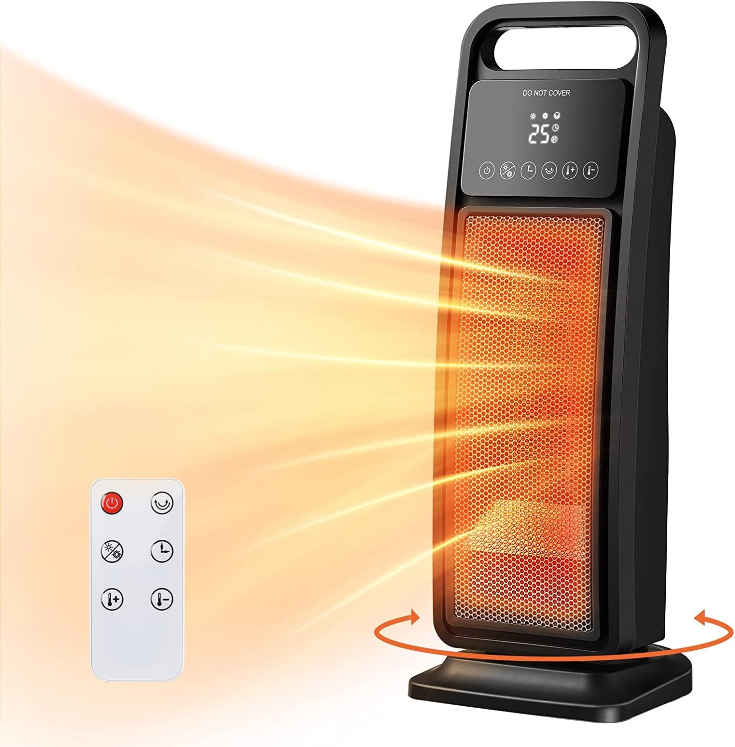 Trustech Electric Space Heater for Indoor Use, 1500W Fast-heating | Inox  Wind