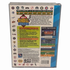 ESPN Baseball Tonight (Sega CD, 1994) CIB Complete w/ Manual + Reg Card Tested